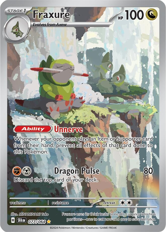 Image for Fraxure (077/064) (SV: Shrouded Fable) - Pokemon