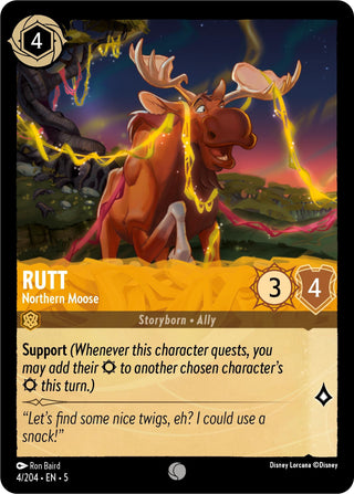 Rutt - Northern Moose (4) (5) - Disney Lorcana Single