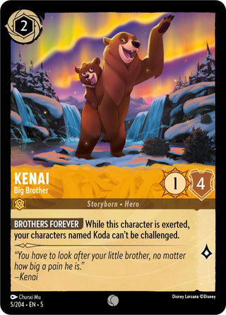 Kenai - Big Brother (5) (5) - Disney Lorcana Single