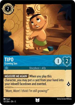 Tipo - Growing Son (157) (5) - Disney Lorcana Single