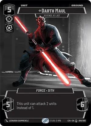 Darth Maul - Revenge at Last (CE2024) - Star Wars: Unlimited Single