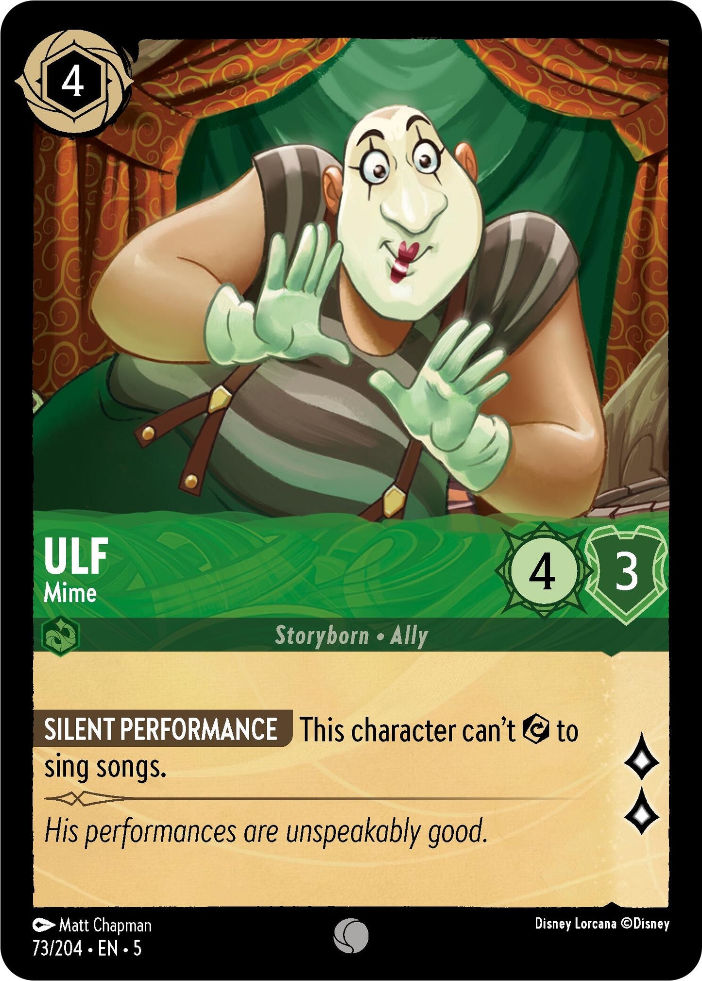 Ulf - Mime (73) (5) - Disney Lorcana Single