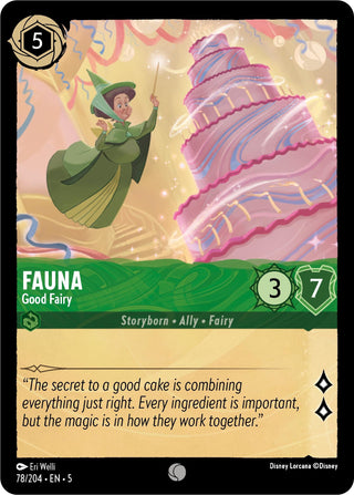 Fauna - Good Fairy (78) (5) - Disney Lorcana Single
