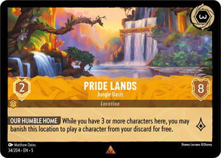 Pride Lands - Jungle Oasis (34) (5) - Disney Lorcana Single