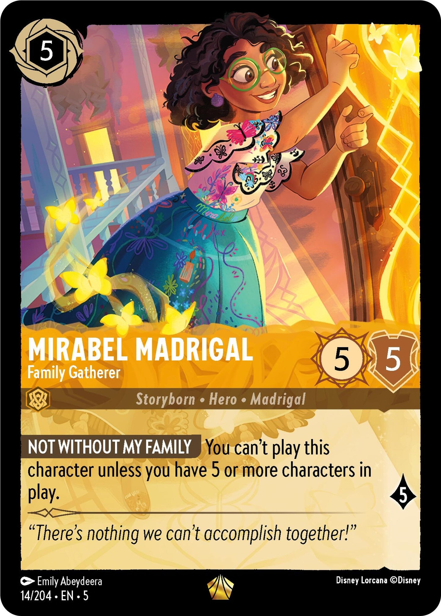 Mirabel Madrigal - Family Gatherer (14) (5) - Disney Lorcana Single