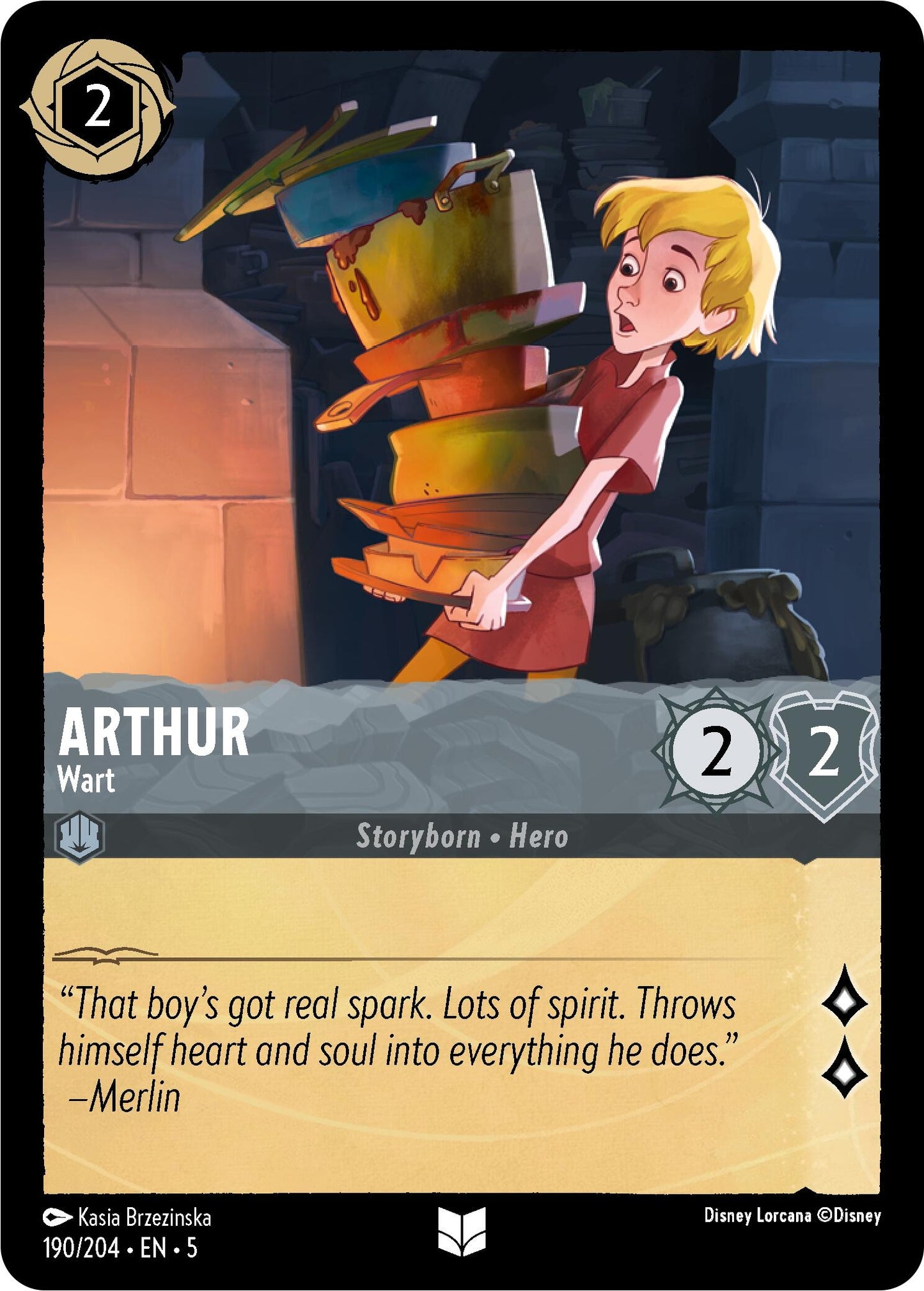 Arthur - Wart (190) (5) - Disney Lorcana Single
