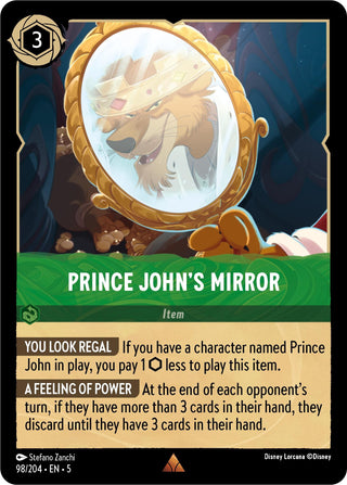 Prince John’s Mirror (98) (5) - Disney Lorcana Single
