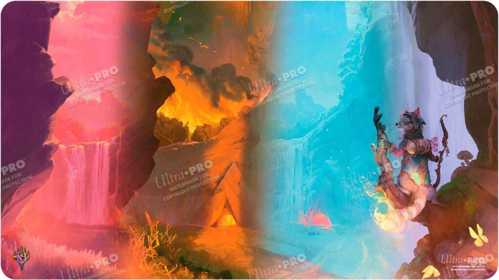 Bloomburrow Standard Gaming Playmat for Magic: The Gathering - Mountain (Four Seasons) - Playmats Sealed