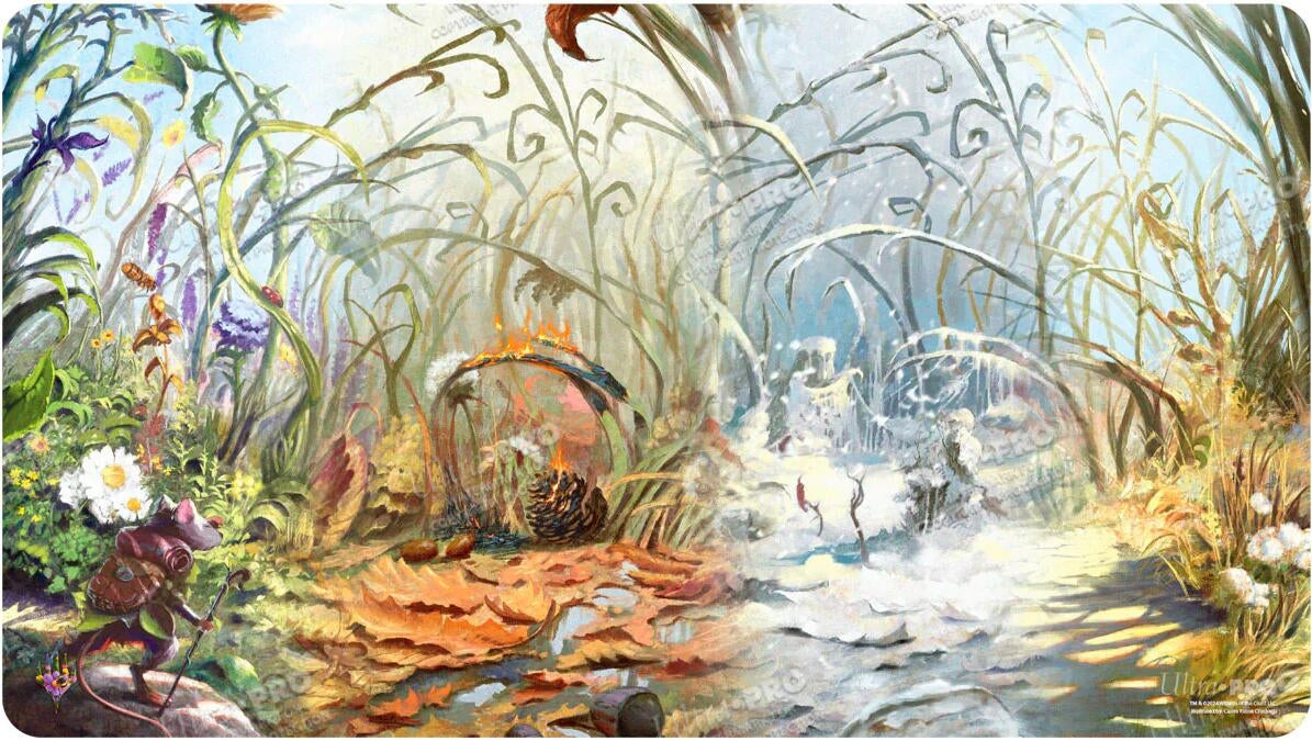 Bloomburrow Standard Gaming Playmat for Magic: The Gathering - Plains (Four Seasons) - Playmats Sealed