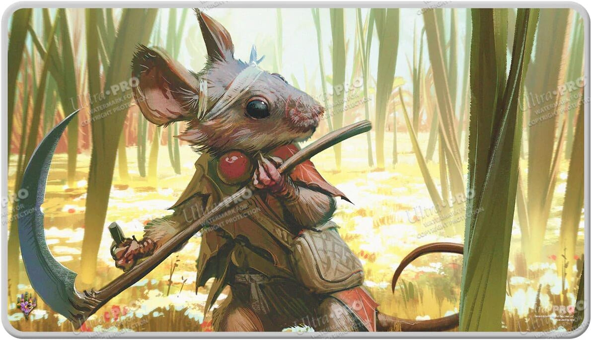 Bloomburrow Stitched Edge Standard Gaming Playmat for Magic: The Gathering - Swords to Plowshares - Playmats Sealed