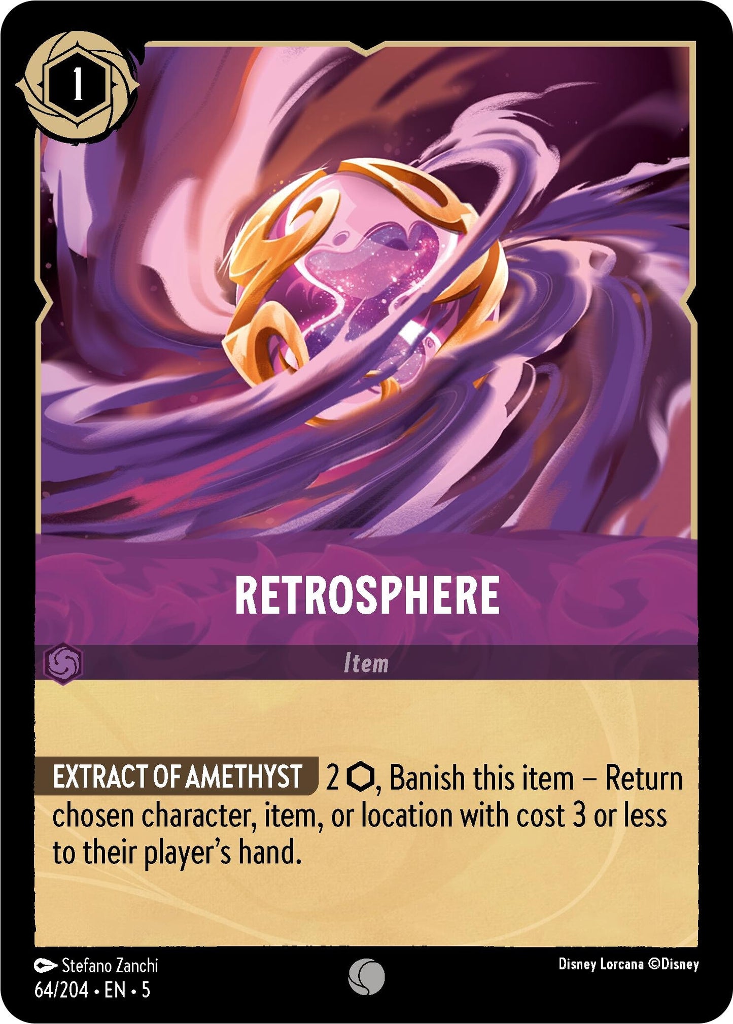 Retrosphere (64) (5) - Disney Lorcana Single