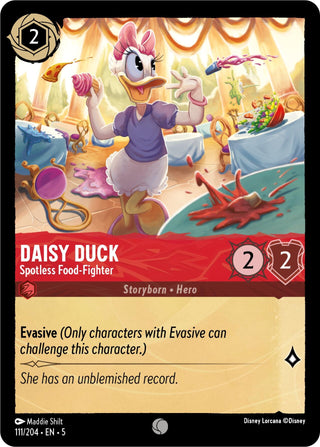 Daisy Duck - Spotless Food-Fighter (111) (5) - Disney Lorcana Single