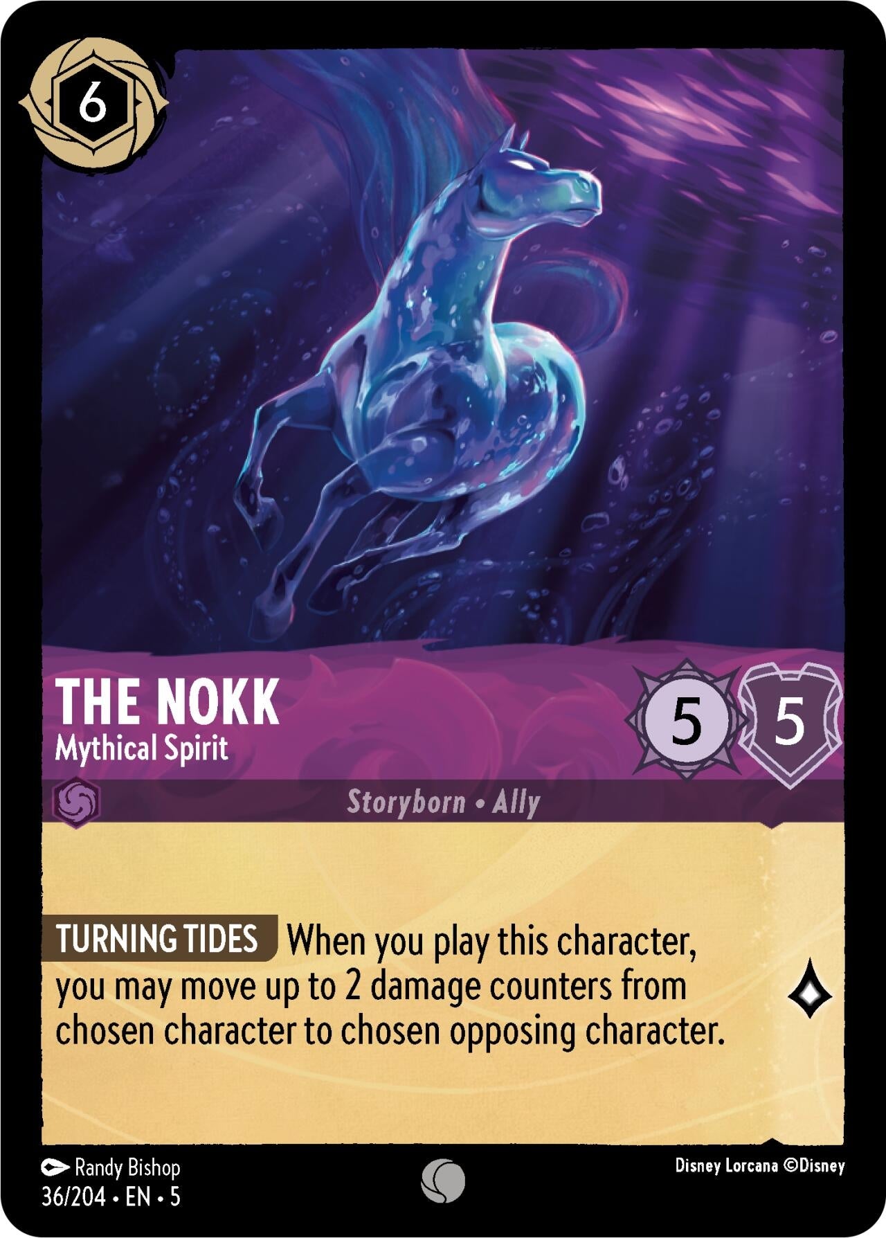 The Nokk - Mythical Spirit (36) (5) - Disney Lorcana Single