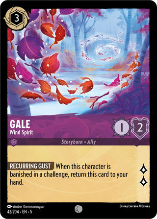 Gale - Wind Spirit (42) (5) - Disney Lorcana Single