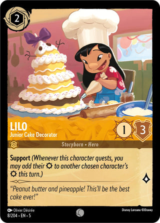 Lilo - Junior Cake Decorator (8) (5) - Disney Lorcana Single