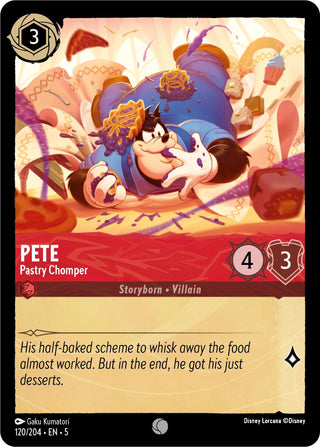 Pete - Pastry Chomper (120) (5) - Disney Lorcana Single