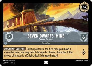 Seven Dwarfs’ Mine - Secure Fortress (204) (5) - Disney Lorcana Single