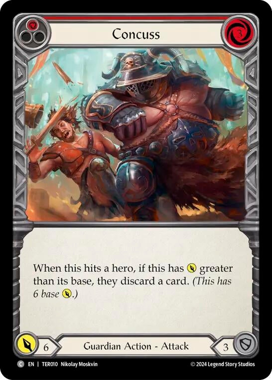 Concuss (Red) (10) - Flesh and Blood TCG Single