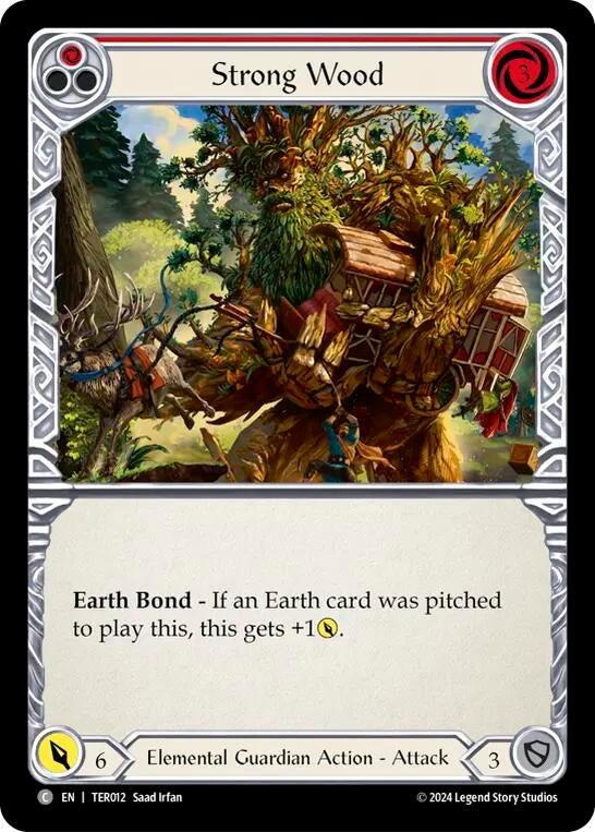Strong Wood (Red) (12) - Flesh and Blood TCG Single