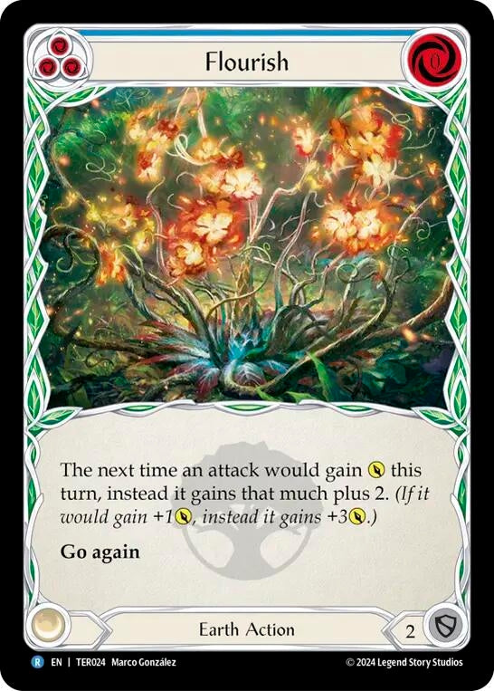 Flourish (Blue) (24) - Flesh and Blood TCG Single