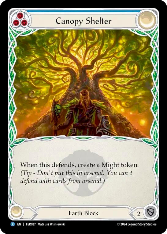 Canopy Shelter (Blue) (27) - Flesh and Blood TCG Single