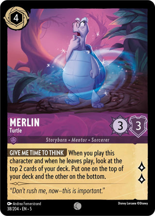 Merlin - Turtle (38) (5) - Disney Lorcana Single