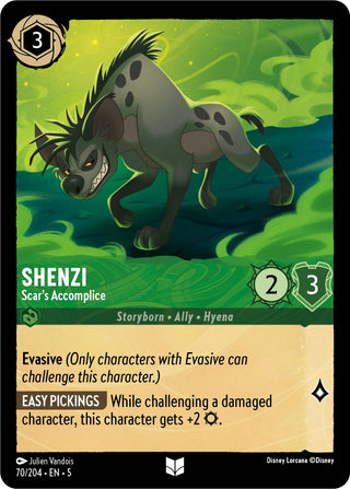 Shenzi - Scar’s Accomplice (70) (5) - Disney Lorcana Single
