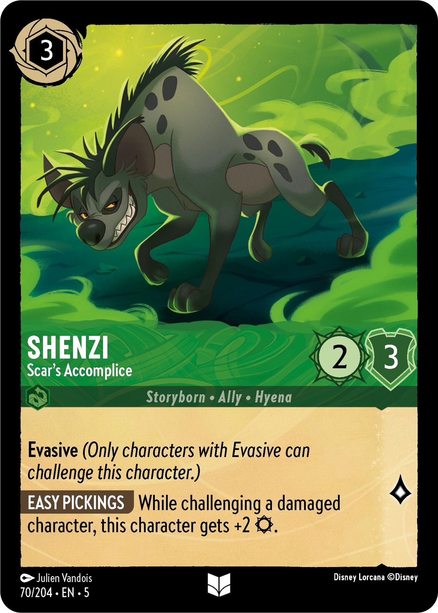 Shenzi - Scar’s Accomplice (70) (5) - Disney Lorcana Single