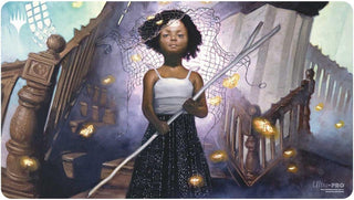Duskmourn Playmat for Magic: The Gathering - Commander B (Aminatou Veil Piercer) - Playmats Sealed