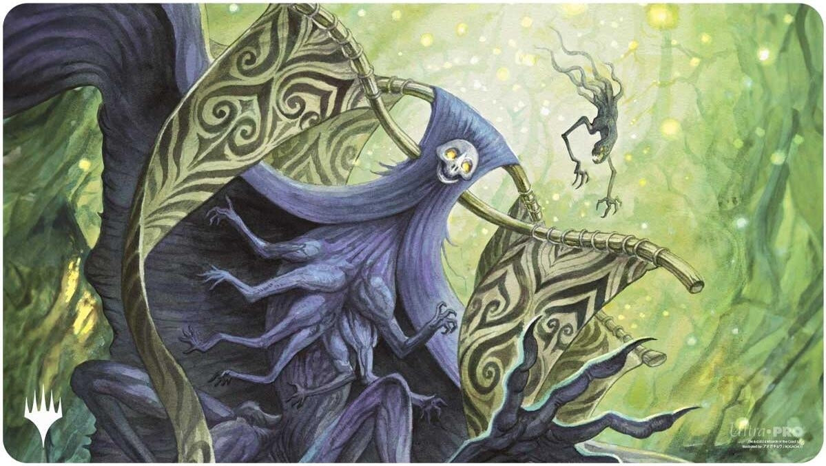 Duskmourn Playmat for Magic: The Gathering - Mythic Cycle Green (Overlord of the Hauntwoods) - Playmats Sealed