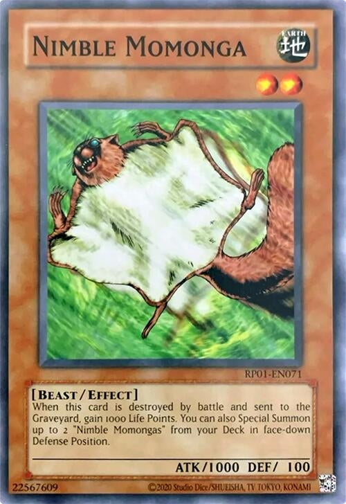 Nimble Momonga (1071) (RP01) - YuGiOh Single
