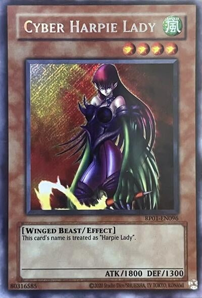 Cyber Harpie Lady (1096) (RP01) - YuGiOh Single