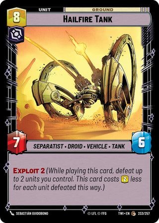 Hailfire Tank (233/257) (TWI)