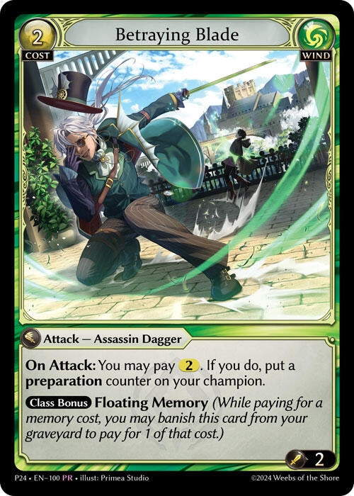 Image for Betraying Blade (100) (Promotional Cards) - Grand Archive TCG