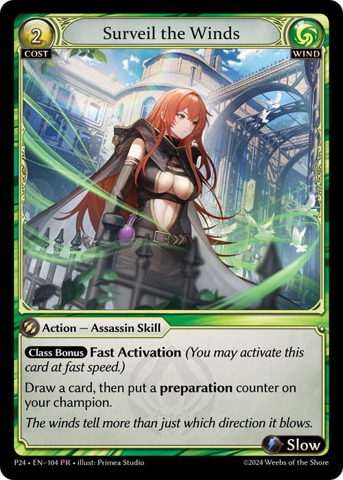 Image for Surveil the Winds (104) (Promotional Cards) - Grand Archive TCG
