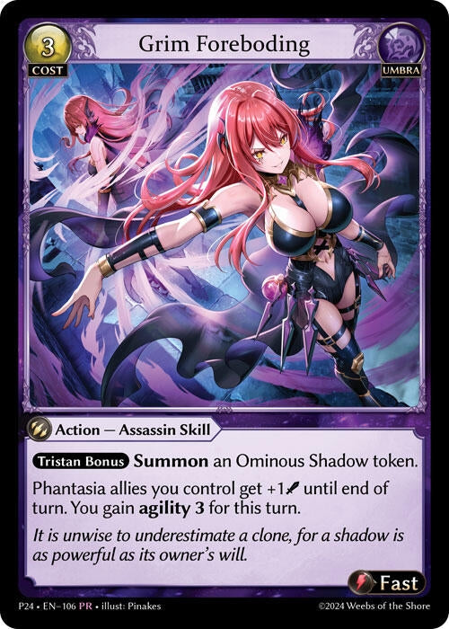 Image for Grim Foreboding (106) (Promotional Cards) - Grand Archive TCG