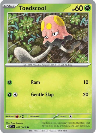 Image for Toedscool (017/142) (SV07: Stellar Crown) - Pokemon