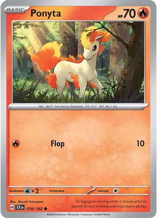 Image for Ponyta (019/142) (SV07: Stellar Crown) - Pokemon