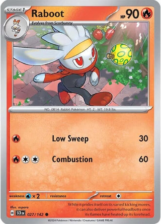 Image for Raboot (027/142) (SV07: Stellar Crown) - Pokemon