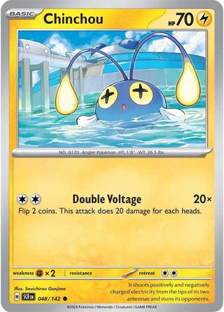 Image for Chinchou (048/142) (SV07: Stellar Crown) - Pokemon