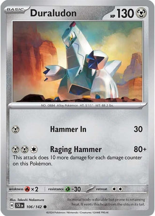 Image for Duraludon (106/142) (SV07: Stellar Crown) - Pokemon