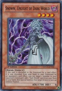 Snoww Unlight of Dark World (2) (SDGU) - YuGiOh Single
