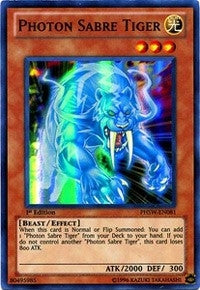 Photon Sabre Tiger (81) (PHSW) - YuGiOh Single
