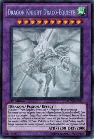 Dragon Knight Draco-Equiste (Ghost Rare) (38) (DREV) - YuGiOh Single