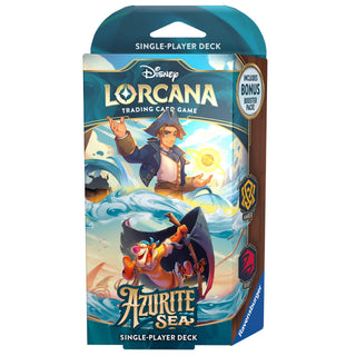 Disney Lorcana: Azurite Sea Starter Deck (Amber & Ruby) (6) - Disney Lorcana Sealed