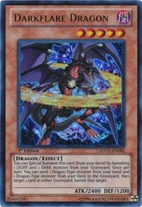 Darkflare Dragon (2) (SDDC) - YuGiOh Single