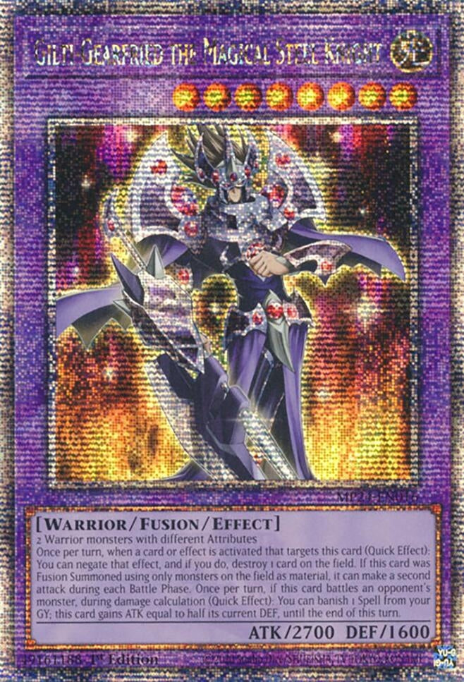 Gilti-Gearfried the Magical Steel Knight (24016) - YuGiOh Single
