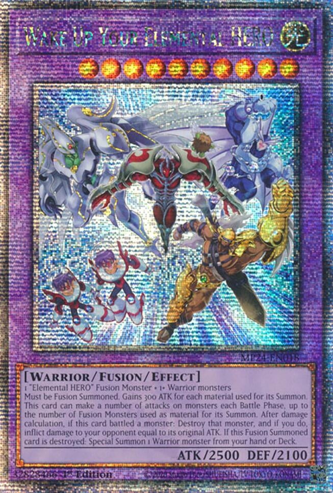 Wake Up Your Elemental HERO (24018) - YuGiOh Single
