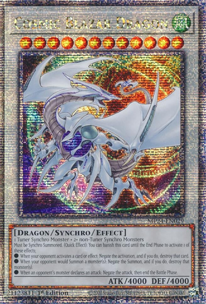 Cosmic Blazar Dragon (24029) - YuGiOh Single