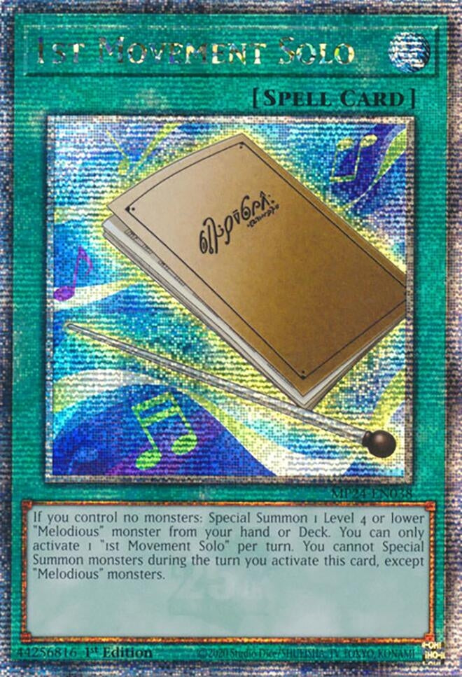 1st Movement Solo (24038) - YuGiOh Single